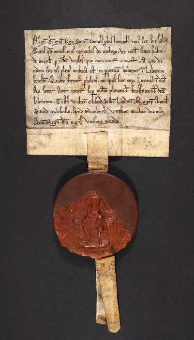 face of manuscript