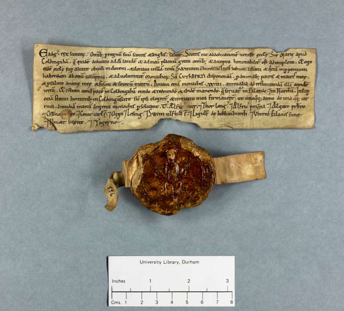 face of manuscript