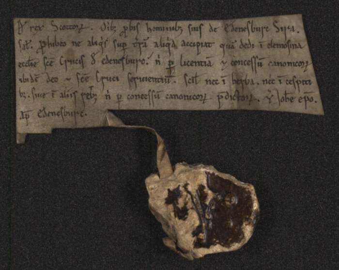 face of manuscript
