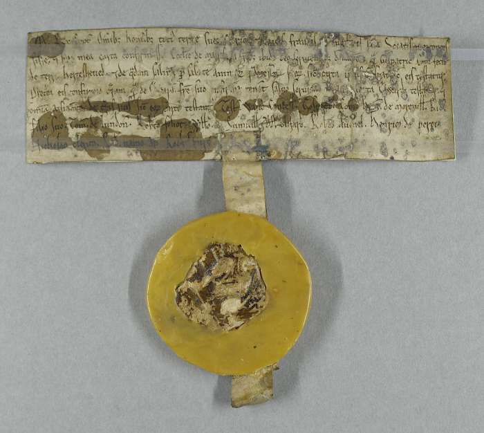face of manuscript