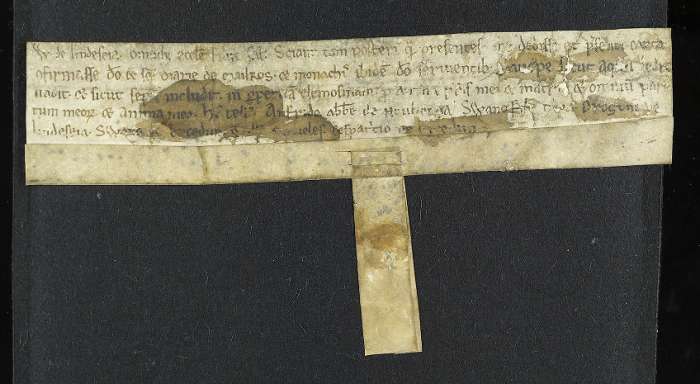 face of manuscript
