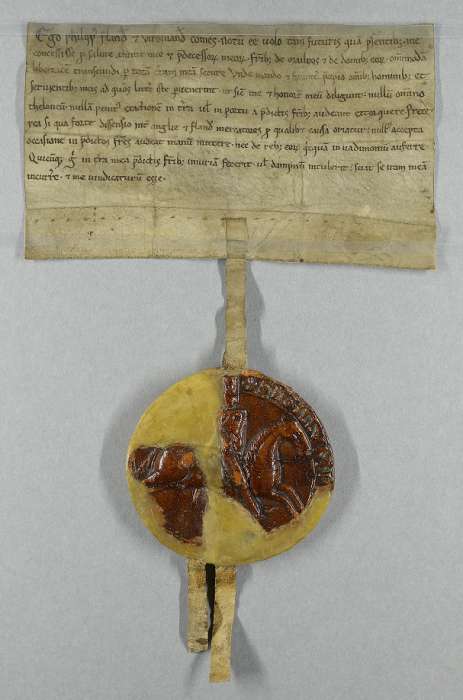 face of manuscript