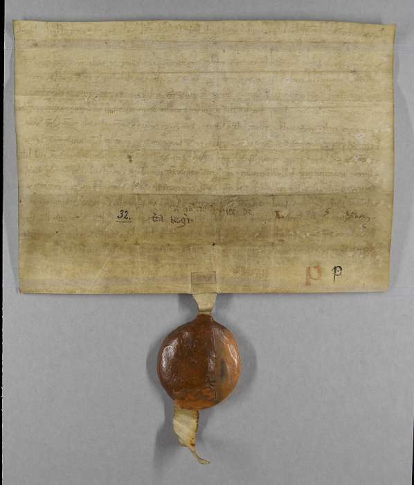 dorse of manuscript