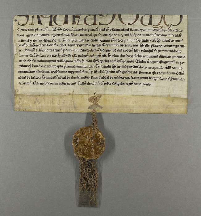 face of manuscript
