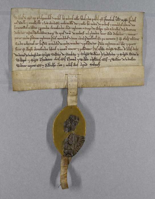 face of manuscript